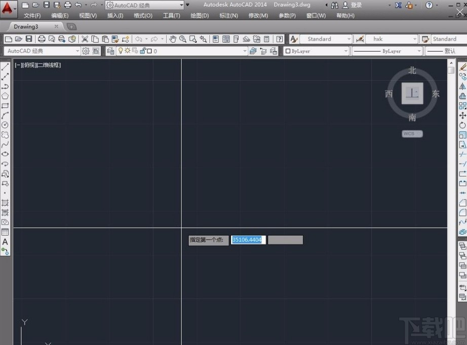AutoCAD画角度斜线的方法