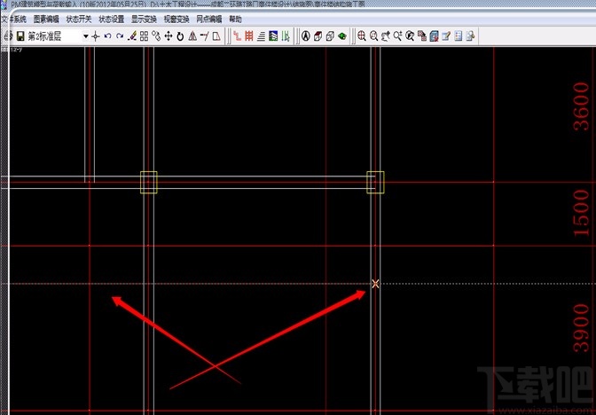 PKPM添加轴线的方法