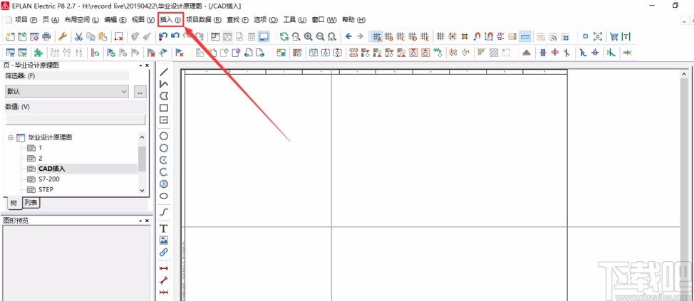 eplan导入CAD图纸的方法