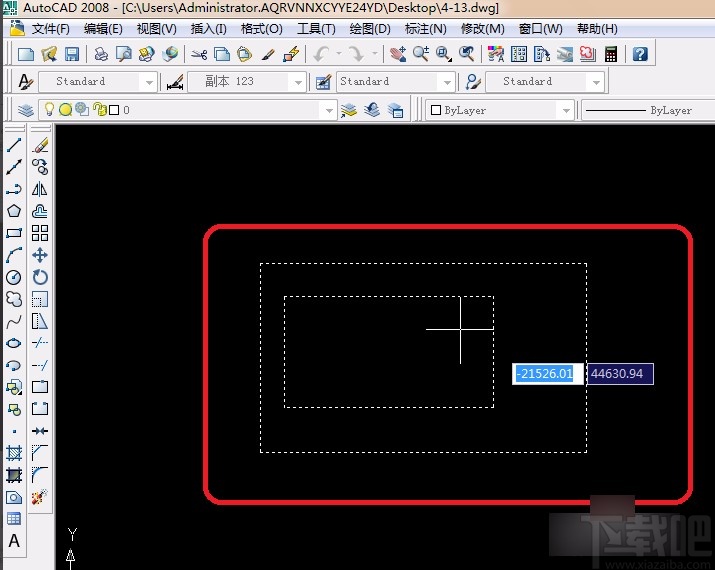 AutoCAD绘制矩形的方法