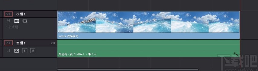 davinci resolve添加背景音乐的方法