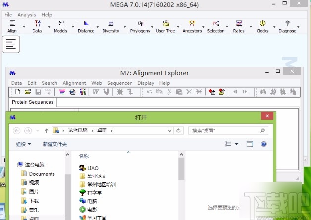 mega7将FASTA文件转为MEGA文件的方法