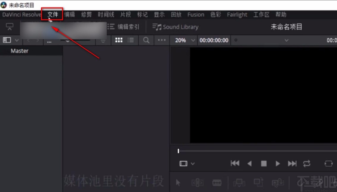 Davinci Resolve导入视频的方法