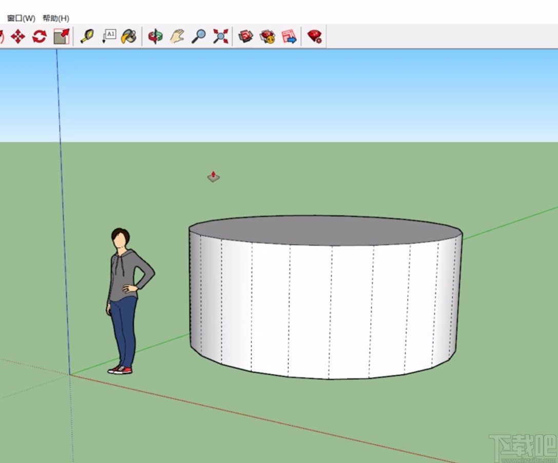 sketchup隐藏模型的方法