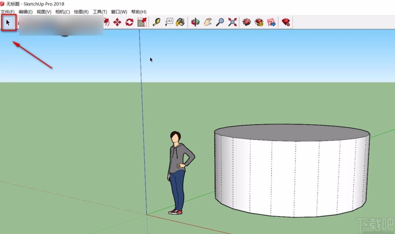 sketchup隐藏模型的方法