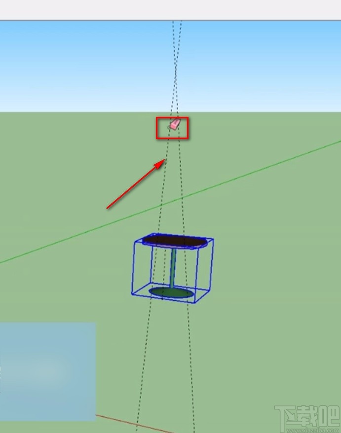 sketchup删除多余线条的方法