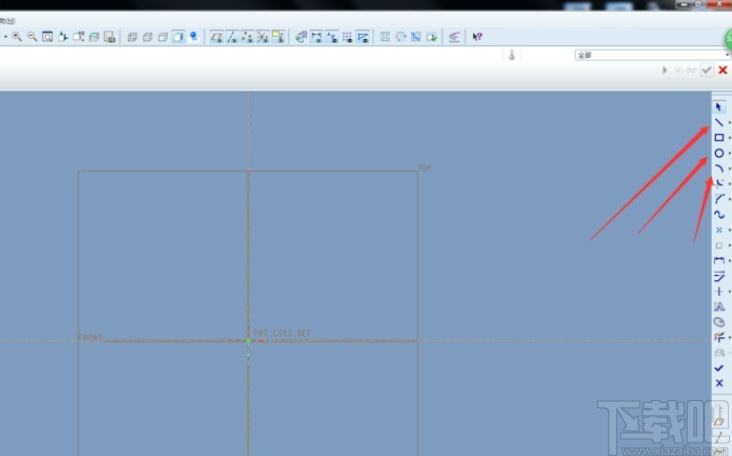 PROE拉伸实体的方法步骤