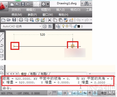 AutoCAD测量长度的方法