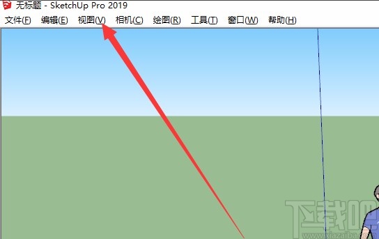 sketchup调出快速入门工具栏的方法