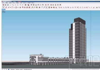 SketchUp调整天空颜色的方法