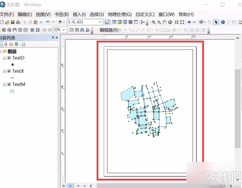 arcgis切换到布局视图的方法