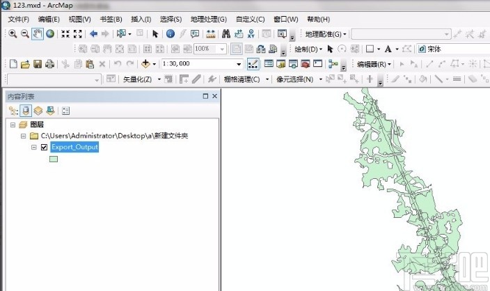 arcgis显示经纬度的方法