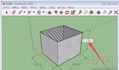 sketchup标注尺寸的方法