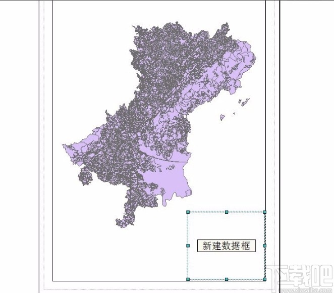 arcgis添加附图的方法