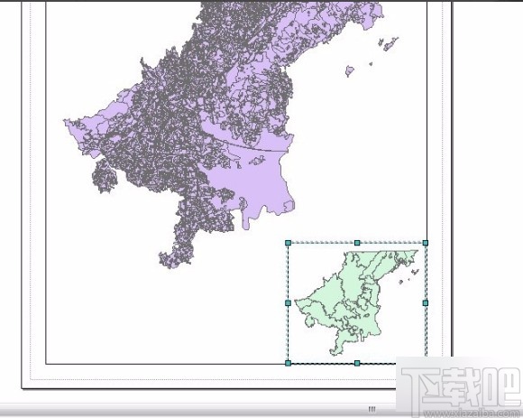 arcgis添加附图的方法