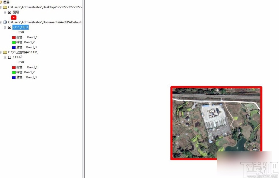 arcgis裁剪影像的方法