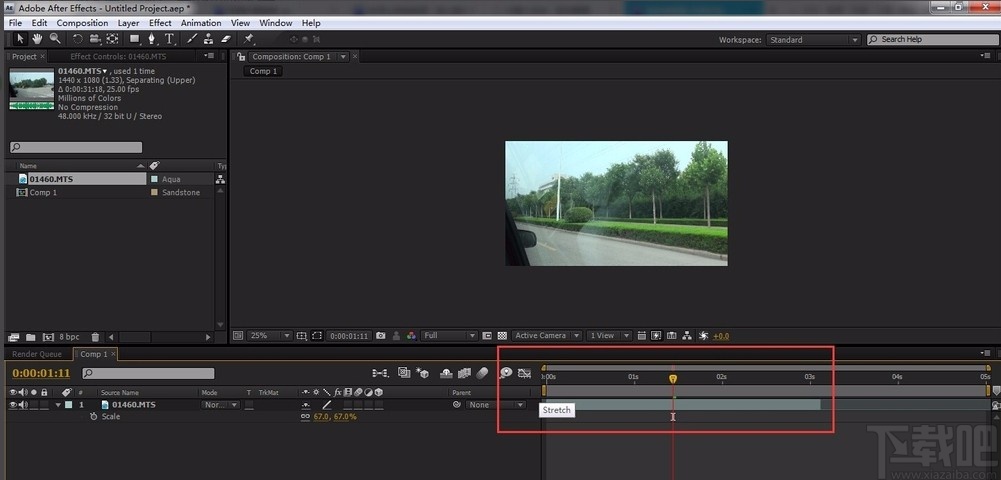 Adobe After Effects剪切视频的方法