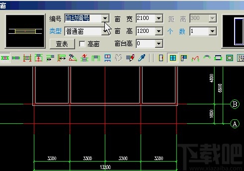 天正2019画门窗的操作方法