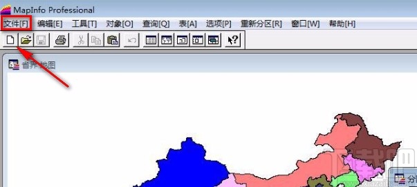 mapinfo导出图片的方法