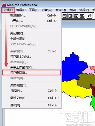 mapinfo导出图片的方法