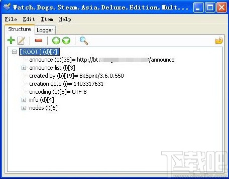 bencode editor的使用方法