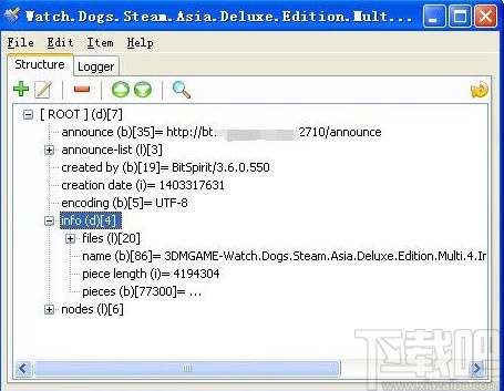 bencode editor的使用方法