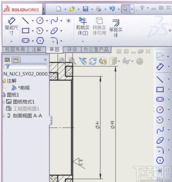 solidworks修改工程图尺寸的方法