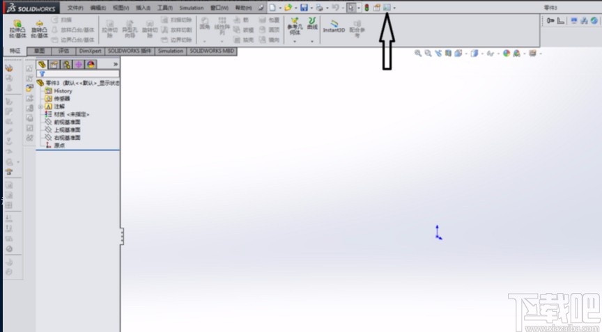 solidworks新建零件模板的方法
