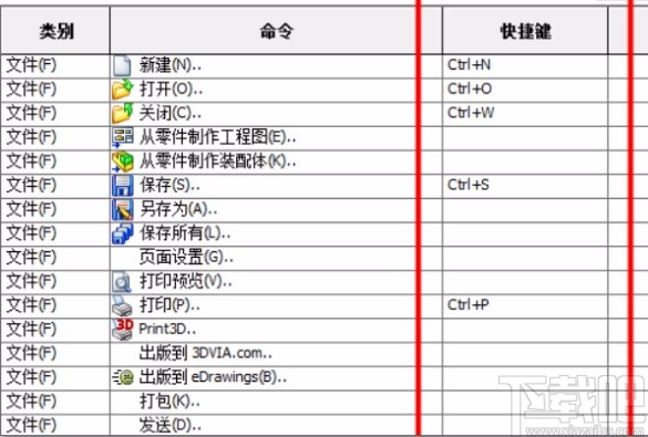solidworks设置快捷键的方法