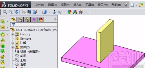 solidworks旋转实体的方法