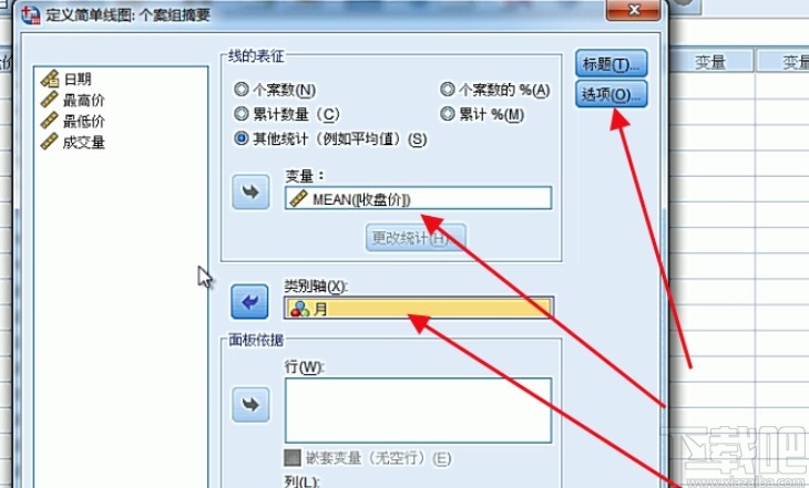 spss制作折线图的方法步骤