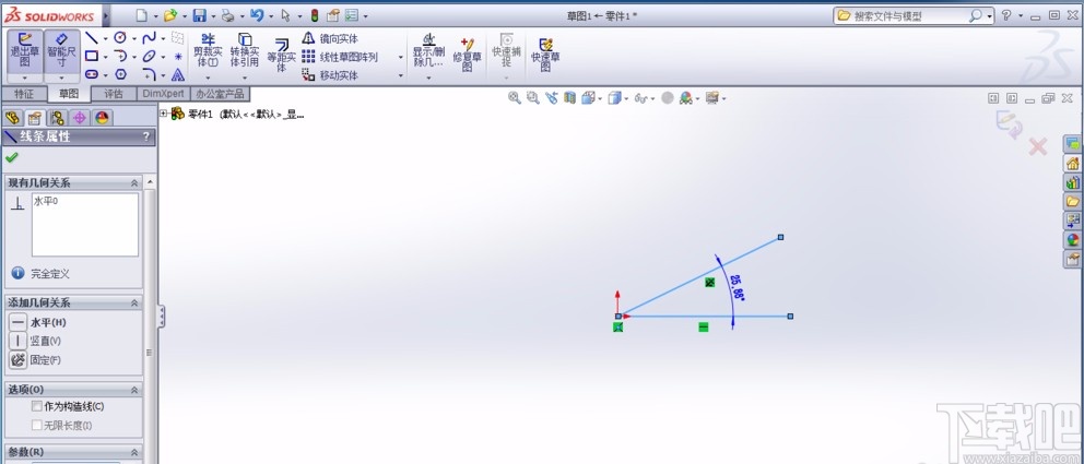 solidworks标注角度的方法步骤