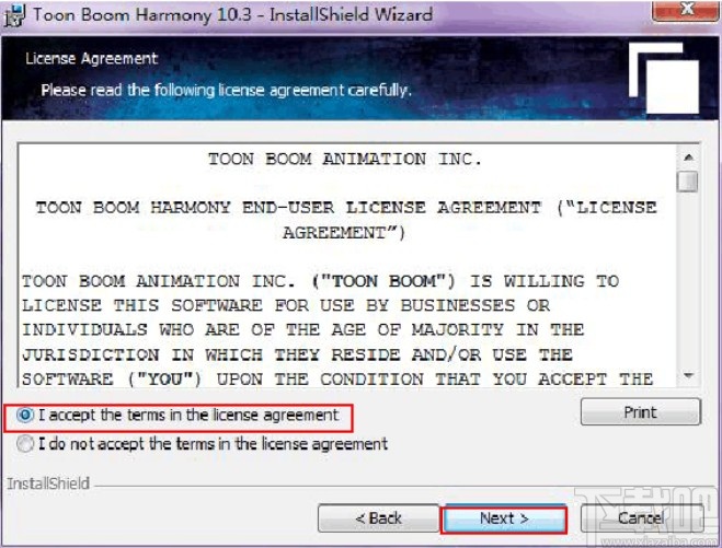 toon boom harmony软件的安装教程