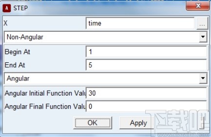 adams设置运动函数的方法步骤