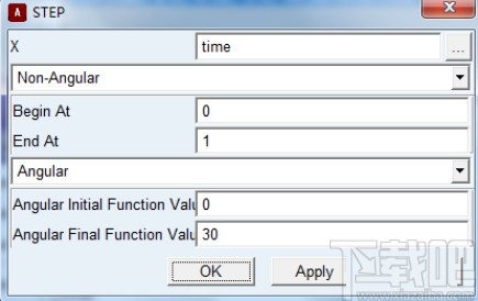 adams设置运动函数的方法步骤