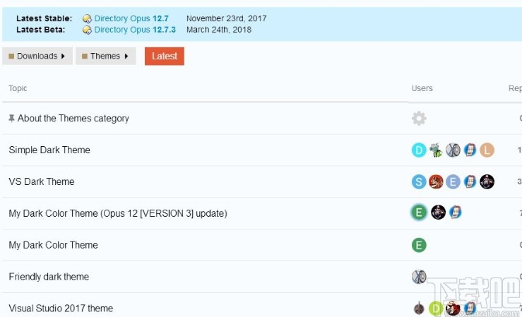 directory opus更换皮肤主题的方法