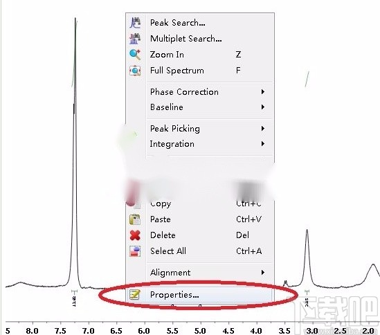 mestrenova调整积分数字大小的方法