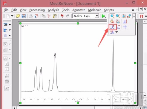 mestrenova调节峰高的方法