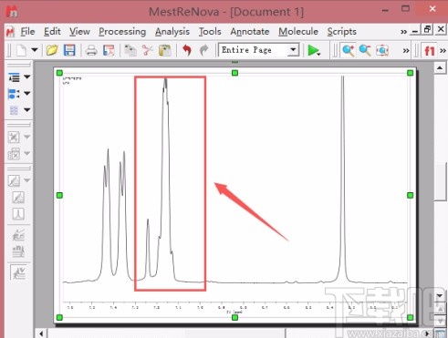 mestrenova调节峰高的方法