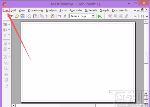 mestrenova删除标题的方法步骤