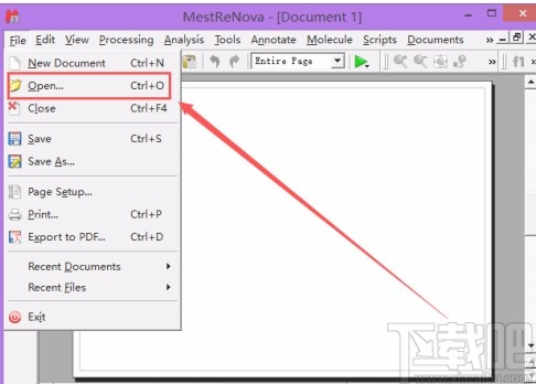 mestrenova删除标题的方法步骤