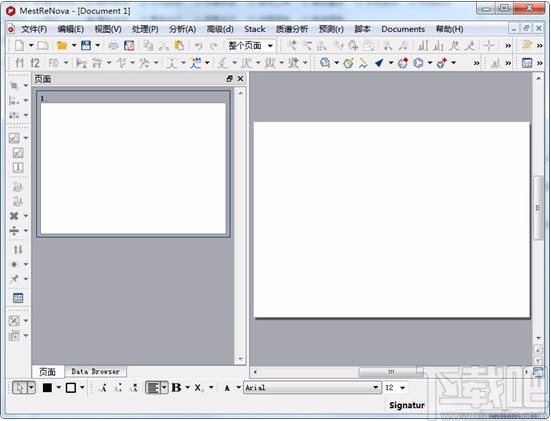 mestrenova删除标题的方法步骤