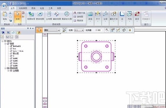 solidedge新建工程图的方法