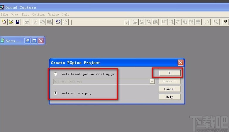 pspice新建项目的方法
