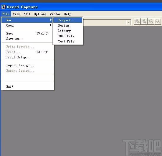pspice新建项目的方法