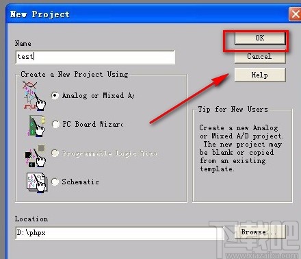 pspice新建项目的方法