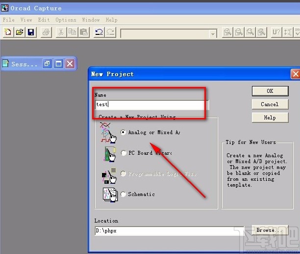 pspice新建项目的方法