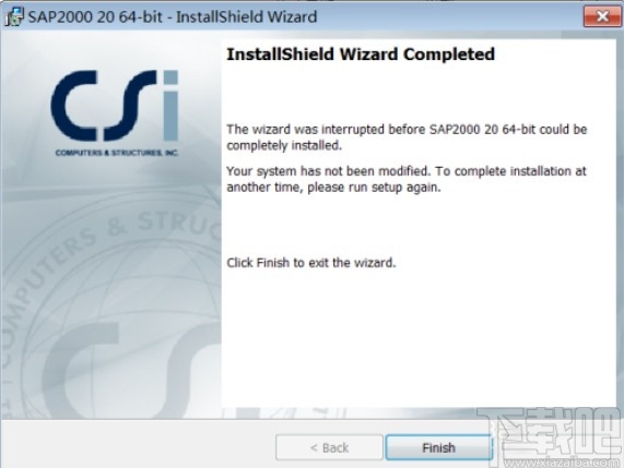 SAP2000v20安装操作教程