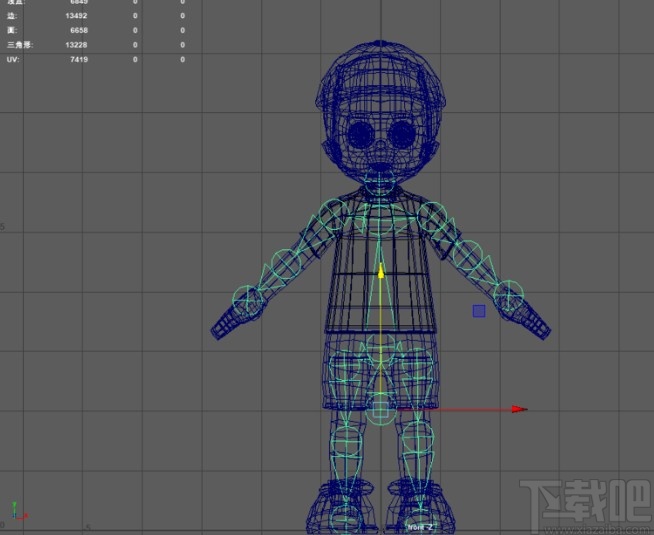 maya2010模型绑定骨骼的操作方法