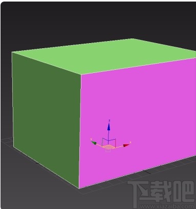 3D Studio Max改变长方体一面色彩的方法